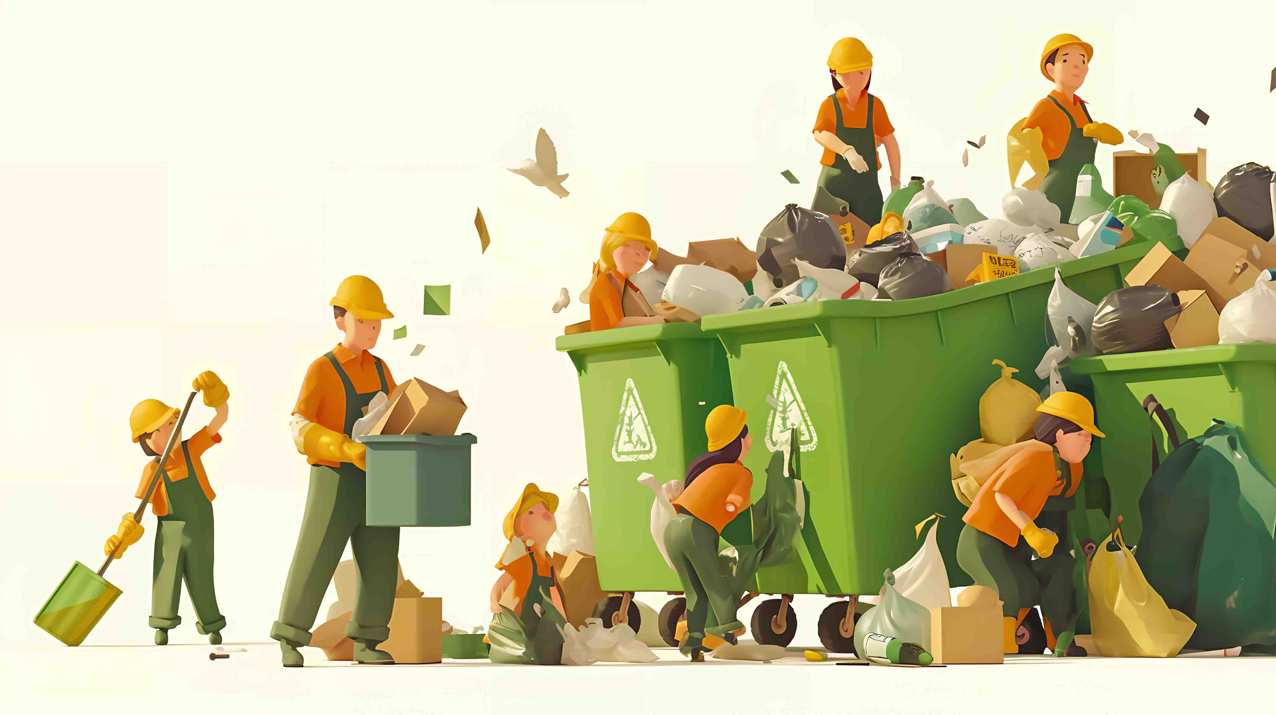环卫工人垃圾分类3D效果.jpg